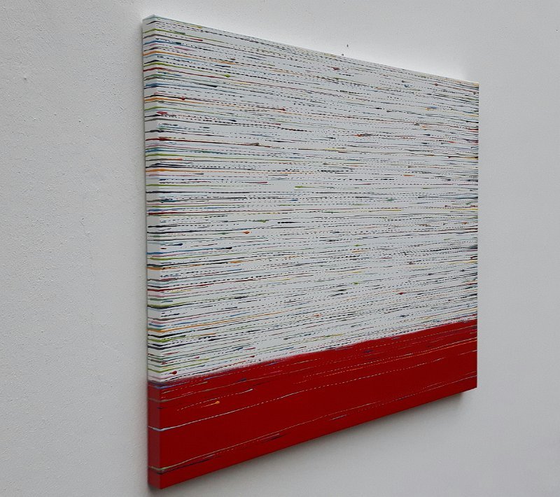 coloured lines 7 2016 90x70 Acryl-Lack auf LW, SOLD